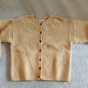 Talbots Textured Cardigan - Tan